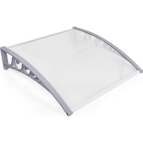 Haustürvordach Türvordach Vordach Transparent - Haustürüberdachung, Hausvordach, Überdachung - 100×100 cm