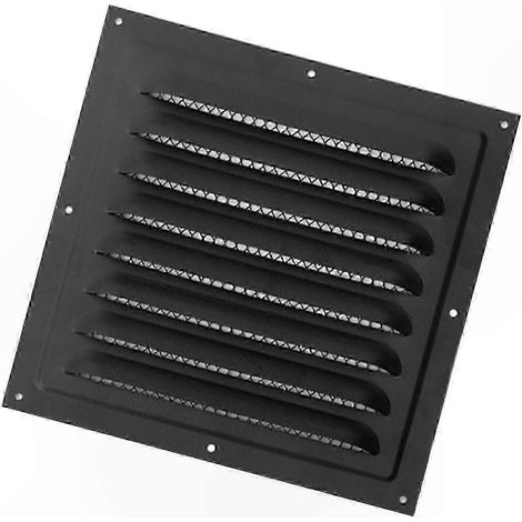 Bouches d'aération blanches 15x15 cm, grille intensive pour cuisine et mur latéral, flux d'air optimal (1/3)