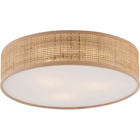 Oriental Rattan Ceiling Light 38cm - Trammy (1/5)