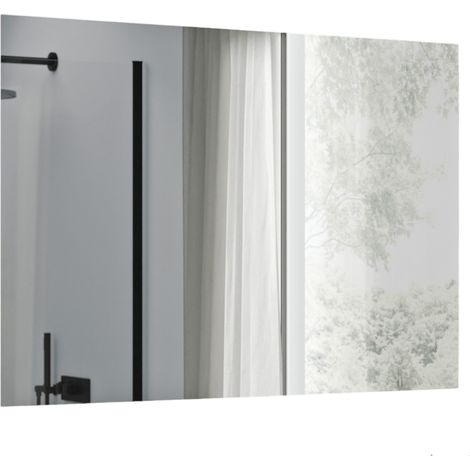 Badspiegel Bernstein NEO eckig mit LED Beleuchtung - Breite 100 cm
