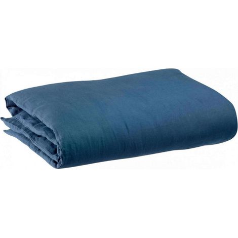 VIVARAISE - Housse de couette Zeff en lin 100% - Touareg - 260 x 240 cm (1/3)