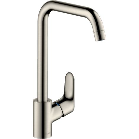 HANSGROHE Focus M41 260 grifo de cocina aspecto acero inoxidable (1/3)