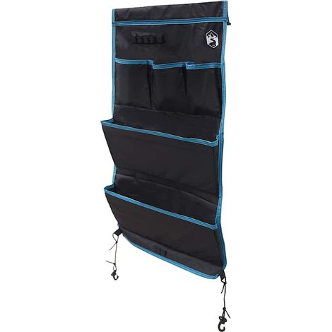 vidaXL Bolsa de almacenamiento Negro y azul 91 x 47,5 cm oxford (1/2)