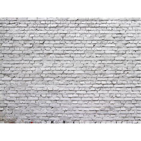 White bricks , photo murale, 360x255 cm, 4 parts (1/2)