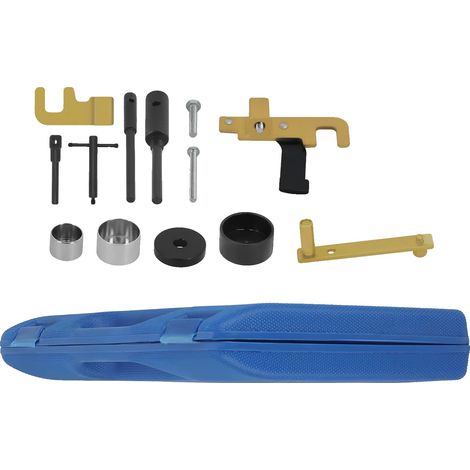 Kit de herramientas de sincronización, acero de alta calidad, juego de 12 piezas, compatible con motores de 1.5 a 2.5 litros, compatible con Vauxhall y Renault, diseñado para ajustes de sincronización (1/5)