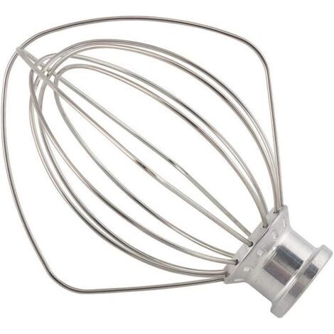 Edelstahl-Schneebesen, geneigter Standmixer für KitchenAid K45WW WP9704329 KSM150 KSM160 K45 KSM90 Küchenmaschinen-Zubehör