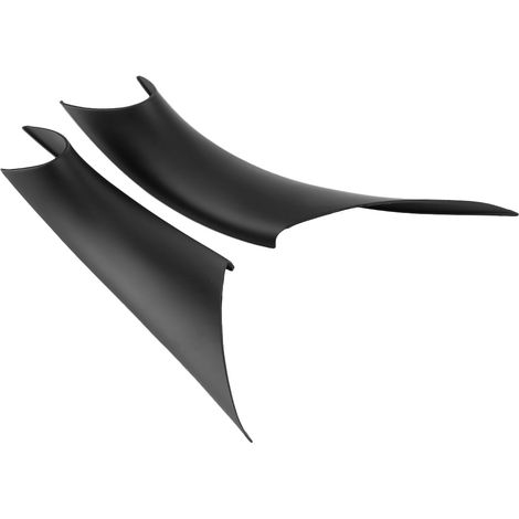 Lot de 2 garnitures de poignées de porte intérieures de voiture, noir mat, compatibles avec les modèles BMW Série 3 et 4 (F30, F80, F82, F33). (1/5)
