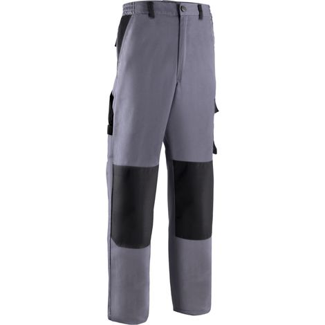 Pantalon de travail Sergé TOCO - Gris M - FR (42/44) (1/3)