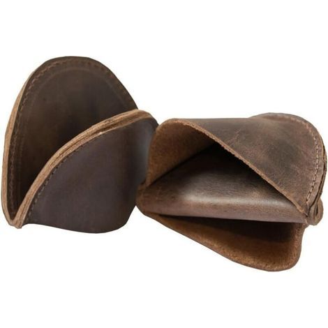 Set di 2 guanti da forno in pelle, mini guanti da cucina, pinze da cucina. (1/3)
