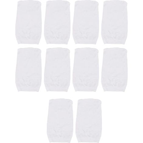 Lot de 10 chaussettes filtrantes pour écumoire de piscine, chaussettes de protection pour filtre de piscine, chaussettes de filtration pour feuilles (1/5)