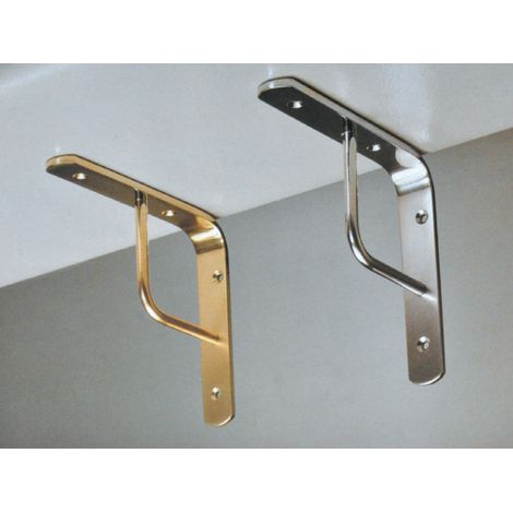 Imof reggimensola a squadra 15 cm ottone nichelato mensole mensola (1/2)