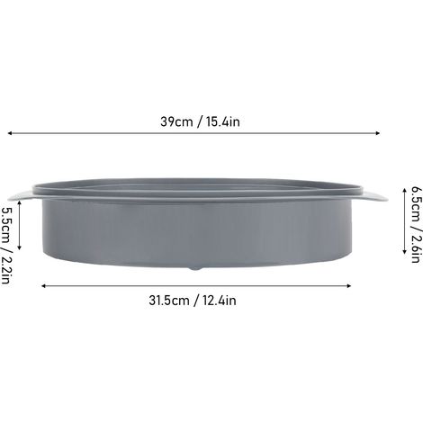 Ortviai Anneau de Cuisson à la Vapeur pour Thermomix TM6/TM5/TM31 – Insert Étendu en PP Facile à Nettoyer (1/4)
