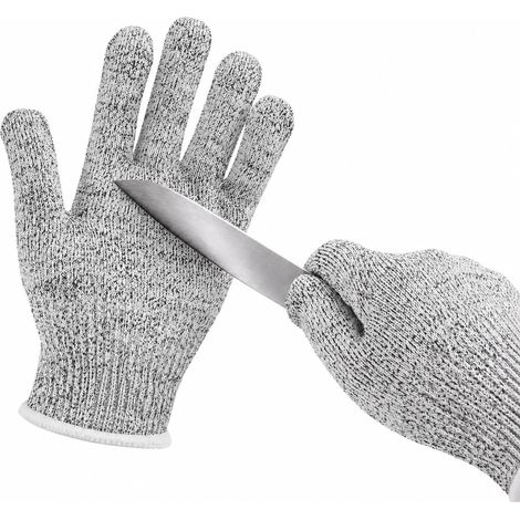 1 Paire Gants Anti Coupure, Gants Anti Coupure Cuisine et Gants de Travail, Protection Mains pour Femme et Enfant, Gant Jardinage Sécurisé pour Cuisine, Bricolage et Extérieur (1/5)
