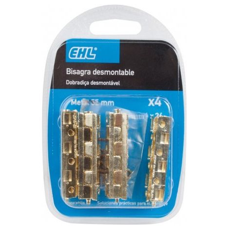 BISAGRA DESMONTABLE 55 MM. LATON 4 UNIDADES EHL (1/3)