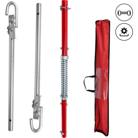 Randaco – Barre de remorquage d'urgence 1,8m – Acier inoxydable haute résistance – Force de traction 2000kg – Sac de rangement inclus (1/5)