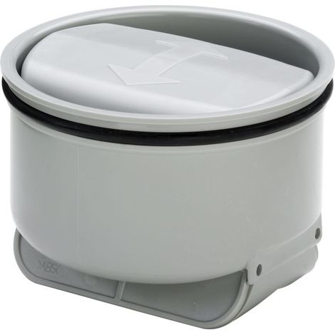 Viega odeurs Viega Advantix 4936.6 avec 2 volets pendulaires, hauteur du joint étanche 30 mm