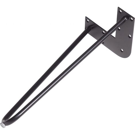 Dieda Bankgestell Hairpin schwarz Maße (L x B x H) 420 x 180 x 59 mm Tischbeine