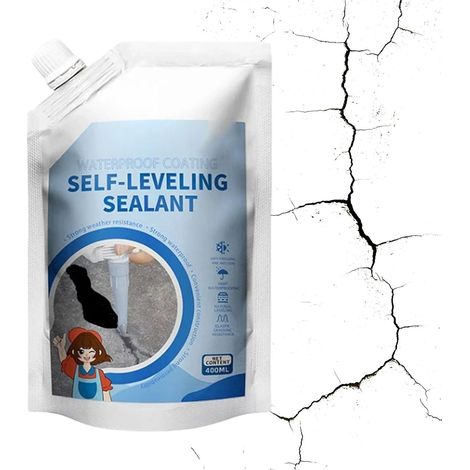 Mastic auto-nivelant Mastic Colle Ciment Joint 400 ml mastic extérieur résistant aux intempéries pour trottoirs pour Béton Sol Carrelage Brique Mur Bois (1/5)