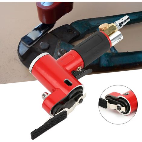 Ponceuse pneumatique d'angle droit 90 degrés, mini-meuleuse, kit d'accessoires de polissage de métaux FS-30 (1/5)
