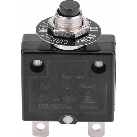 Linghhang – Disjoncteur moteur 15A – Tension 125-250V AC, 50V DC – Protection contre surcharges – Réarmement manuel – Installation facile (1/5)