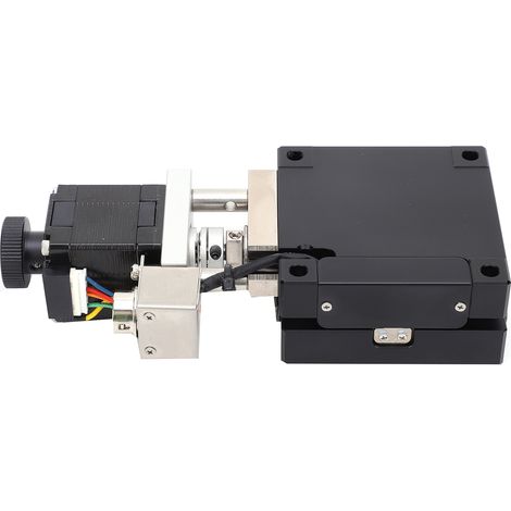 Table coulissante automatique à axe X et guidage à billes transversal SPTX620 avec entraînement et moteur (1/5)
