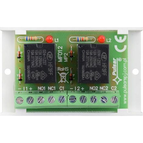 Modulo relè Pulsar awz624 isolamento galvanico LED