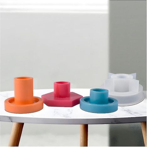 Moule en silicone pour bougeoir, moule de moulage pour bougeoir, moule en silicone pour bougeoir, moule en silicone à faire soi-même (1/5)