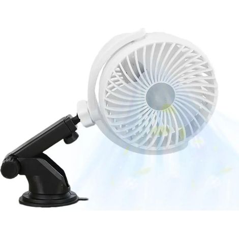 Ventilateur Auto Silencieux À Ventouse, Circulateur D’air Rotatif (1/5)