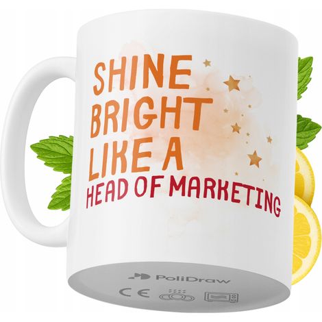 Mug humoristique pour directeur marketing, avec texte amusant et design graphique. Idéal pour les anniversaires, les fêtes et autres occasions spéciales. Mug premium pour la maison, le bureau et le tr (1/5)