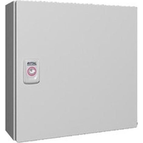 Rittal KX 1555.000 Installations-Gehäuse, Wand-Gehäuse 300 x 300 x 120 Stahlblech Lichtgrau (RAL 703 (1/5)