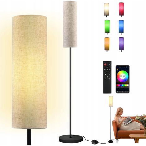 Lampadaire RGB avec réglage de la couleur et de la luminosité pour salon et chambre (1/5)
