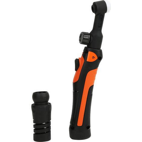 Pince de soudage TIG avec tête flexible, corps à valve de gaz, refroidissement à air, consommables de soudage (1/5)