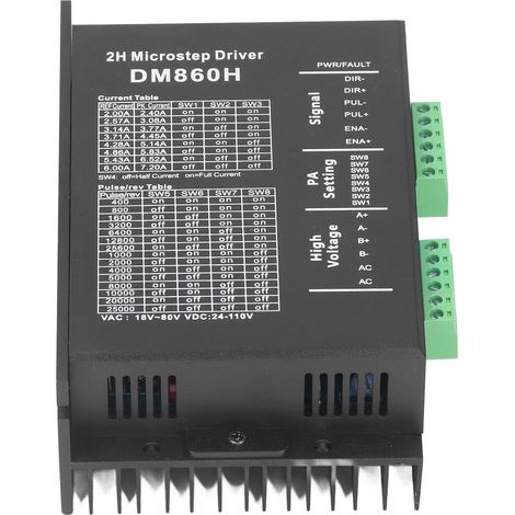 Einstellbarer Zweiphasen-PWM-Controller für 57- und 86-Schrittmotoren mit DM860H-Gehäuse (1/5)