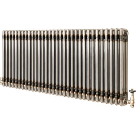 Radiatore 3 Colonne Orizzontale Metallo Grezzo 600 x 1460 mm TRV
