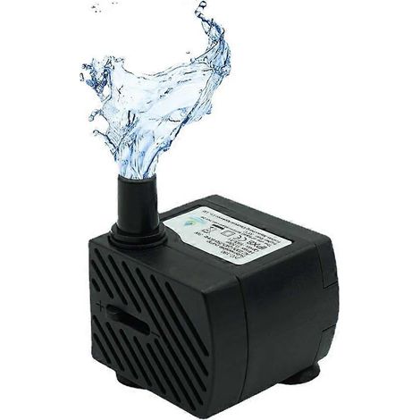 Tauchpumpe mit LED-Beleuchtung für Wasserspiele, Aquarien, Gartenteiche, kleine Pools, Zimmerbrunnen und als Dekoration für Ihr Zuhause (1/2)