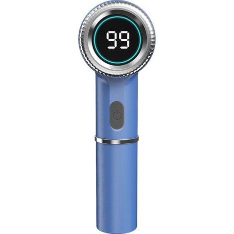 Brosse de Nettoyage Electrique sans Fil, Affichage LED, 2.5W 5V 2000 mAh, Etanche IPX7, avec 8 Accessoires, pour Casseroles/Poêles/Verre/Crevasses/Cuisine/Salle de Bain,Bleu (1/5)