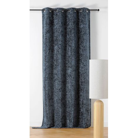 Rideau d'ameublement "Aspen" 135x250cm - 135x250cm - Bleu marine (1/2)