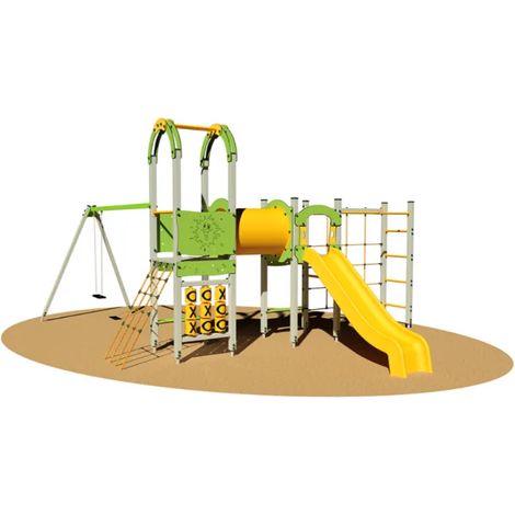 Villaggio Alakay 944M RR Giochipark 2 torrette tunnel scivolo EN 1176