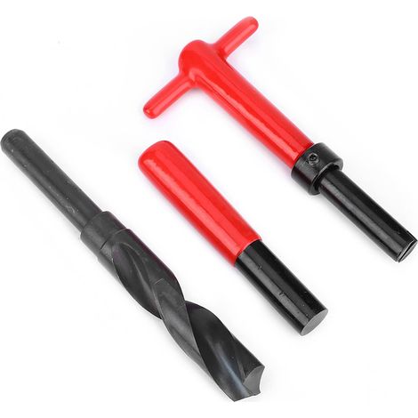 Kit de réparation de filetage 10 pièces, clé dynamométrique en acier inoxydable, insert fileté pour voiture M18x1,5 (1/5)