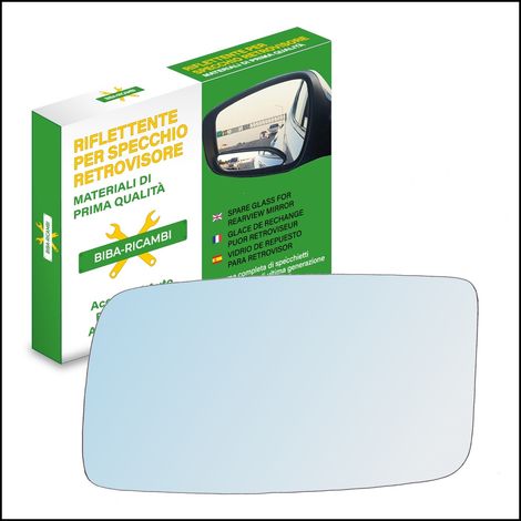 Vetro specchio retrovisore lato sx compatibile per vw scirocco ii (53b) 1980-199 (1/2)