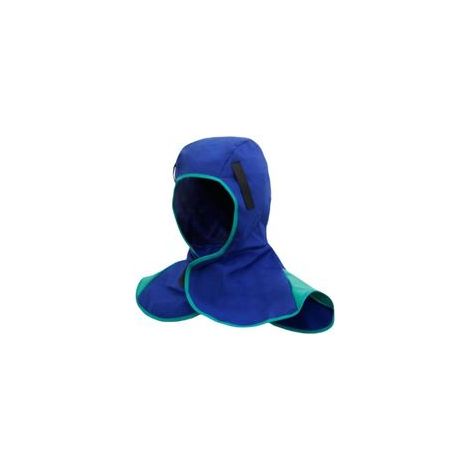 Houhence – Capuche de soudure pour masques de soudage – Tissu coton 11-OZ résistant à la chaleur – Doublure maille coton – Ajustement Velcro (1/5)