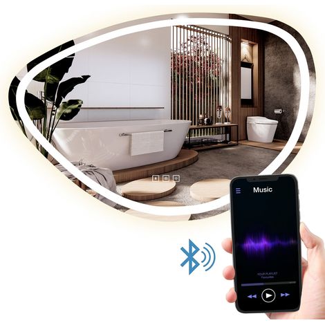 SPIEGEL LED 70X100CM FOG
