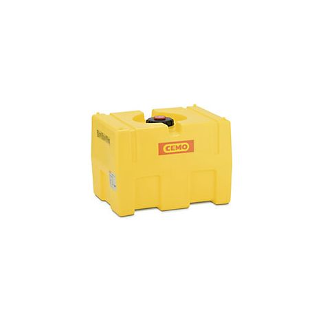 Bidón de PE para agua  en forma de caja  amarillo  capacidad