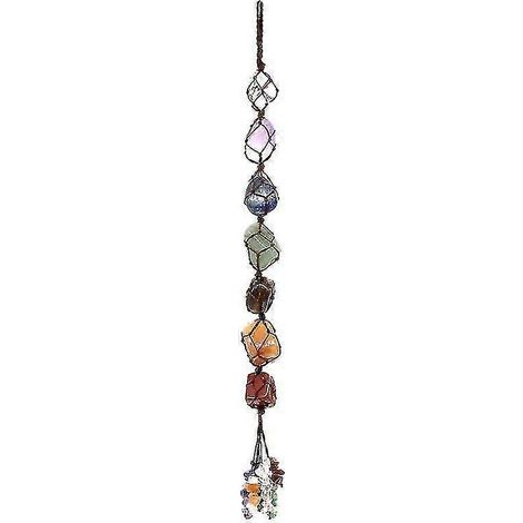 Ornements suspendus en cristal pour voiture, décoration des 7 chakras, ornement de yoga et de méditation (1/5)