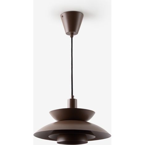 SKLUM Hängende Deckenlampe aus Eisen Alicia Braun Choco                                  