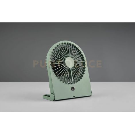 BREEZY VENTILATORE DA APPOGGIO VERDE 3 VELOCITA' RICARICABILE H. 23CM