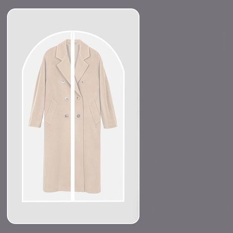 Sacs à vêtements longs pour costume, 60 x 100 cm, housse de protection épaisse pour vêtements, manteau suspendu et sac à poussière pour robes de soirée, manteau de fourrure, robes et costumes (1/3)