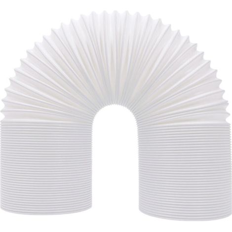 Tuyau d'échappement pour climatiseur 13 cm de diamètre et 300,5 cm de long Tuyau d'échappement flexible pour climatiseur portable, plusieurs options de longueur (1/4)