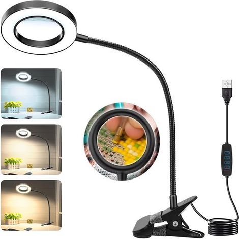 48 LED Full Spectrum Plantengroeilicht Voor Binnen - 4 Koppen 8 9cm - Plafondmontage Met Automatische Timer 3 9 12 Uur - 3 Kleuren and 10 Dimbare Standen (1/5)