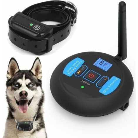 Système de Clôture Électronique sans Fil pour Chien, Système de Barrière Invisible de Clôture de Confinement de Frontière de L'animal Famil